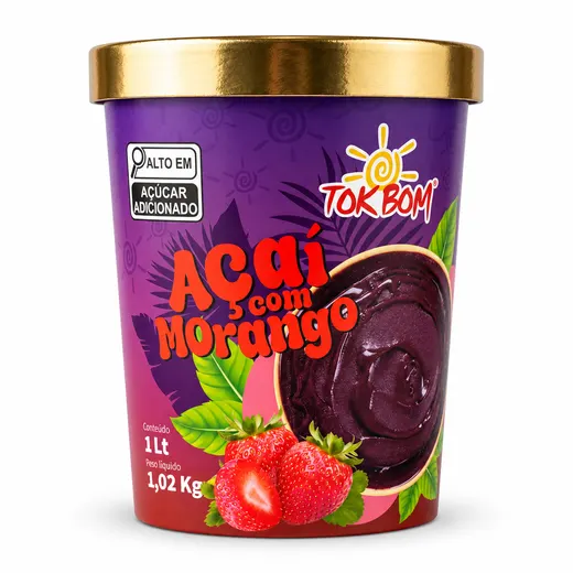 Açaí com Morango 1L