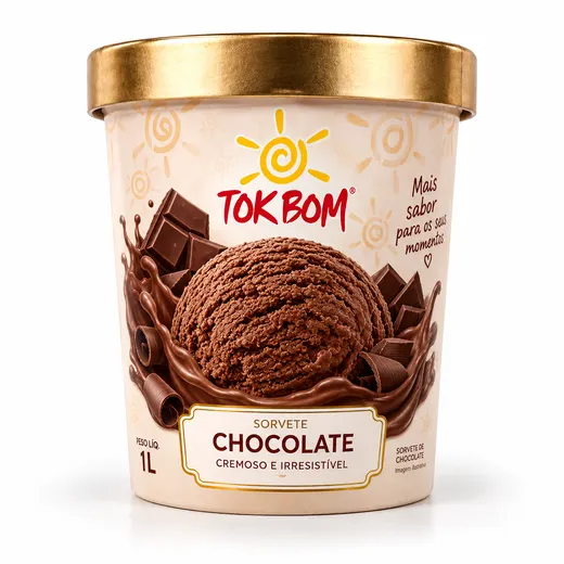 Sorvete de Chocolate 1L